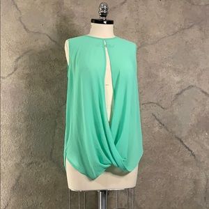 Mint green Tank top blouse